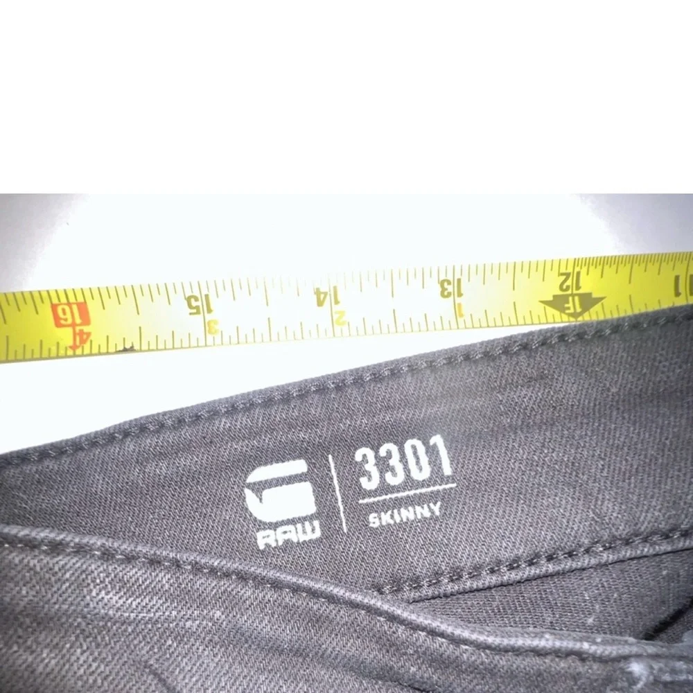 G star raw 3301 skinny jeans black and blue two for price of one used